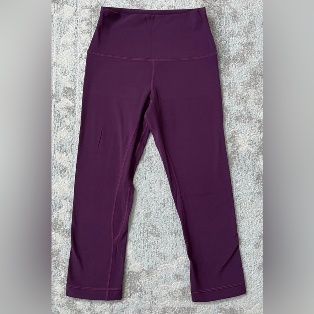 Size 4, 23” lululemon athletica Align HR Deep Purple Leggings